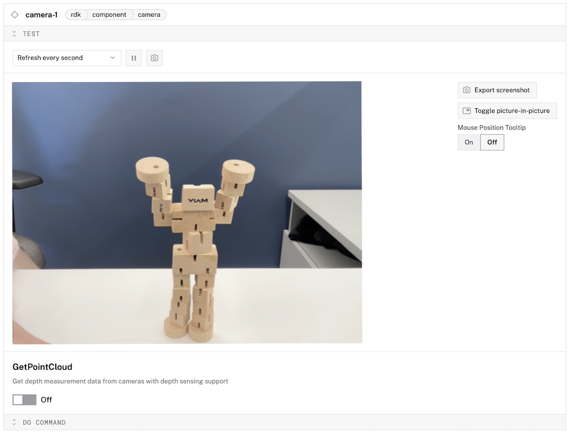 Example Camera view